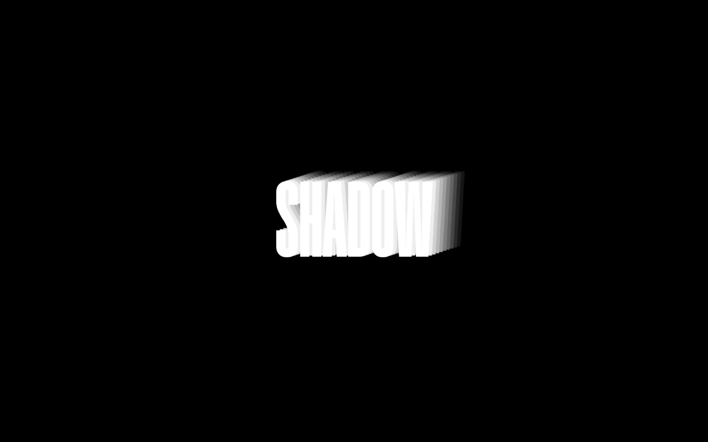 Text shadow